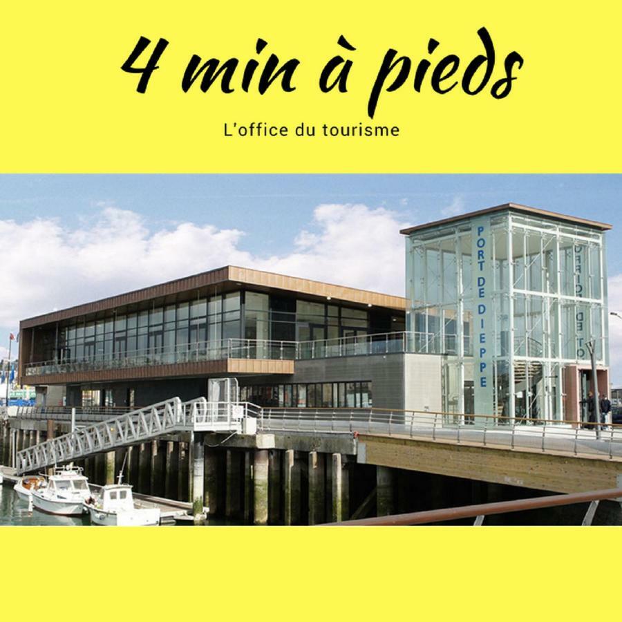 L'Etablissement La Plage A 2 Pas, Vous Propose 4 Appartements Neufs, Netflix, Lits Faits A Votre Arrivee, Serviettes De Toilette, Menage, Wifi, En Hyper Centre ,Plage A 100M, Box A Velos, Paiement 3 Fois Sans Frais, Prix Tout Compris Dieppe Kültér fotó