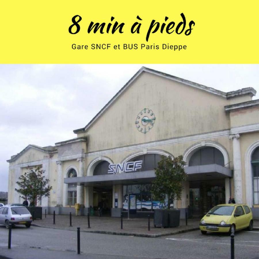 L'Etablissement La Plage A 2 Pas, Vous Propose 4 Appartements Neufs, Netflix, Lits Faits A Votre Arrivee, Serviettes De Toilette, Menage, Wifi, En Hyper Centre ,Plage A 100M, Box A Velos, Paiement 3 Fois Sans Frais, Prix Tout Compris Dieppe Kültér fotó