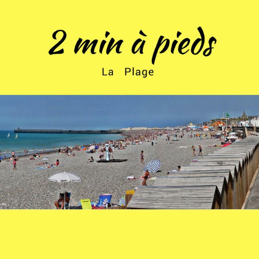 L'Etablissement La Plage A 2 Pas, Vous Propose 4 Appartements Neufs, Netflix, Lits Faits A Votre Arrivee, Serviettes De Toilette, Menage, Wifi, En Hyper Centre ,Plage A 100M, Box A Velos, Paiement 3 Fois Sans Frais, Prix Tout Compris Dieppe Kültér fotó
